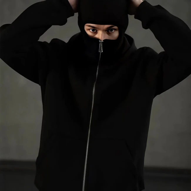 зип-худи с балаклавой