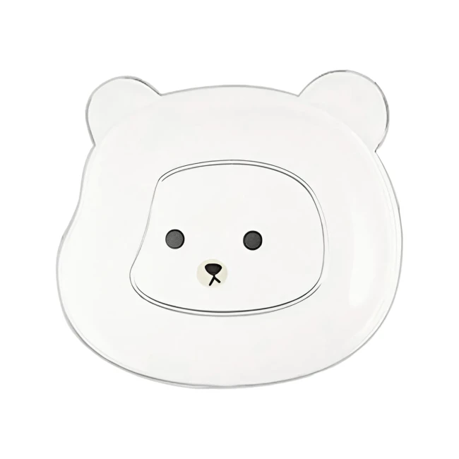 набір прозорих тарілок