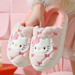 плюшевые тапочки