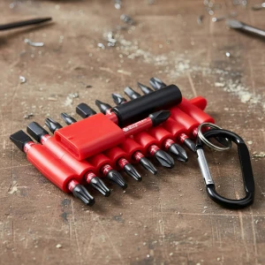 Набор ударных бит с держателем на карабине (22 шт) набор ударных бит