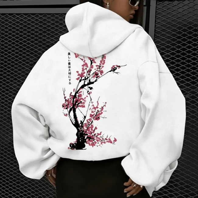 худи с принтом