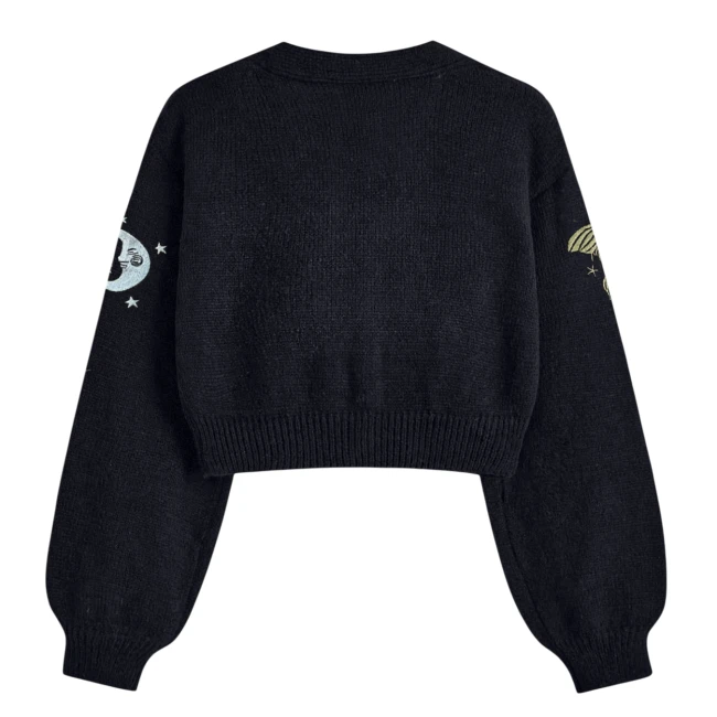 кардиган с рукавами-фонариками