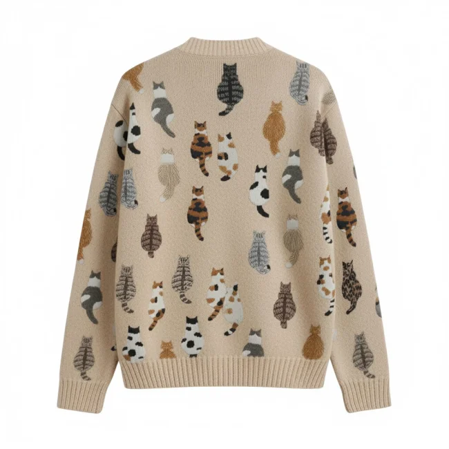 кардиган свободного кроя