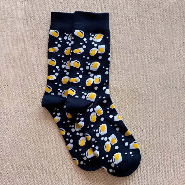 носки с принтом