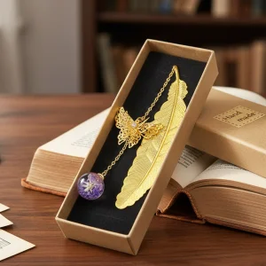 закладка для книги перо