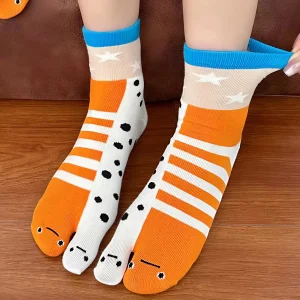 Шкарпетки Табі з візерунками для японських сандалий шкарпетки Табі шкарпетки з окремим великим пальцем шкарпетки з двома пальцями