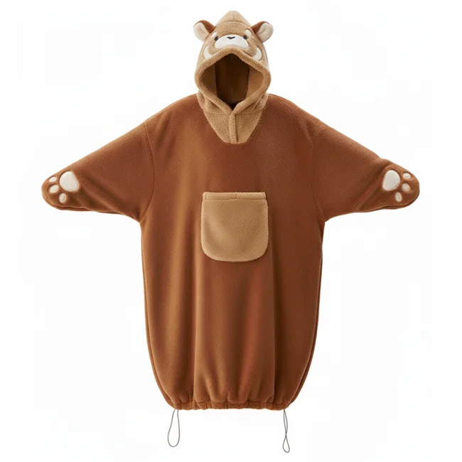 плед-худи с капюшоном