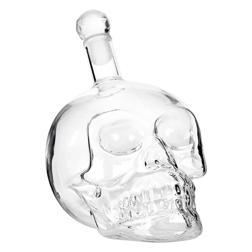 бутылка в виде черепа