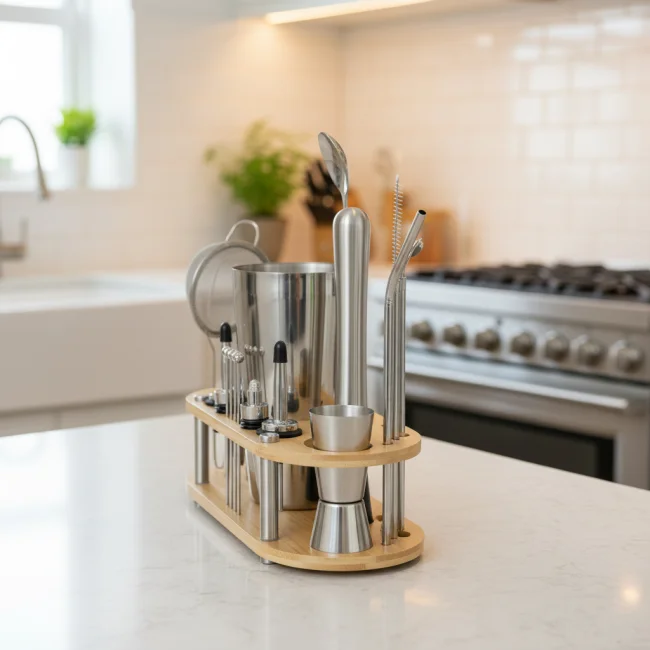 набір з підставкою для бармена