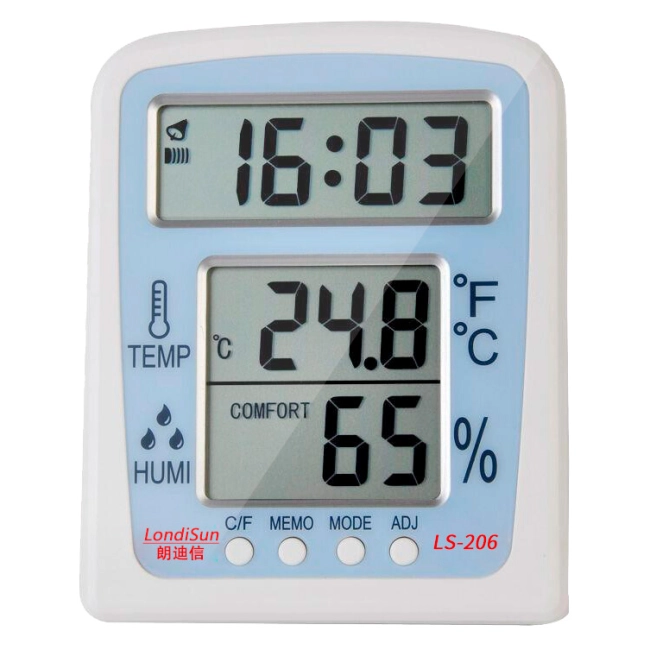 часы с термометром и гигрометром