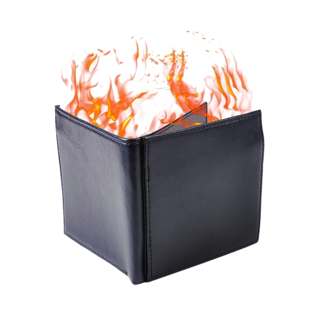 кошелек огонь