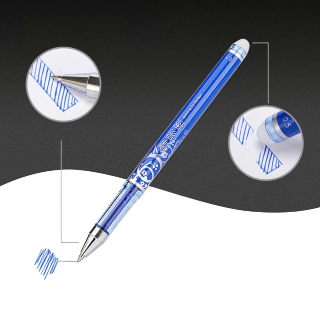 шариковая ручка со стирающимися чернилами