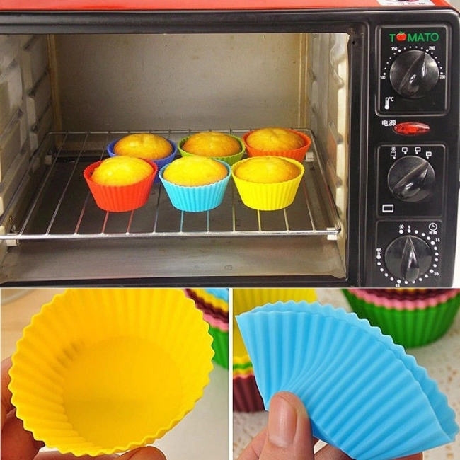 силиконовые формы для выпечки маффинов