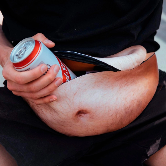 сумка пивной живот