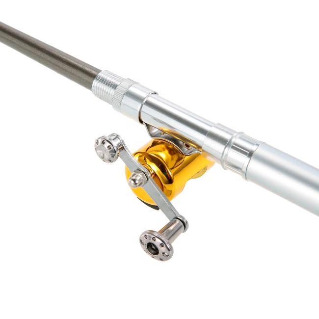 карманная удочка с катушкой