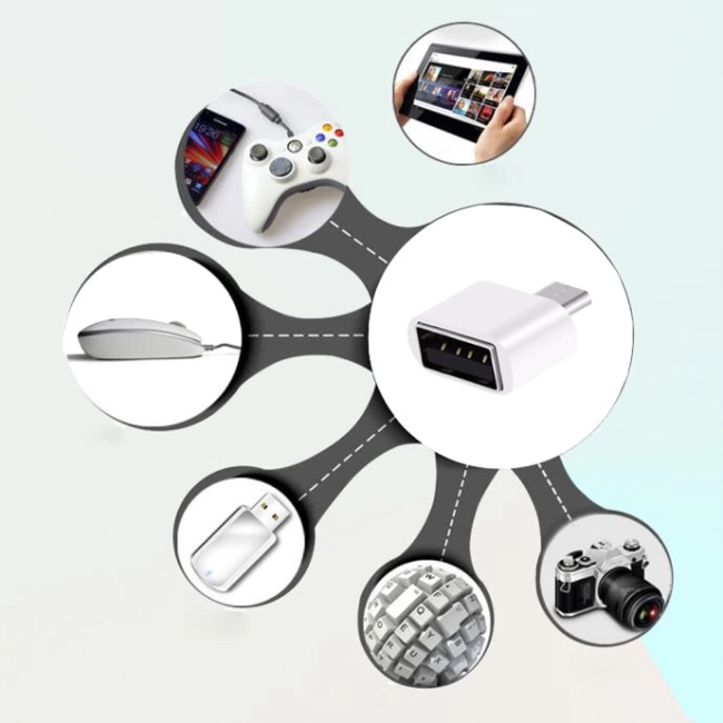 перехідник адаптер otg usb 2.0 micro usb
