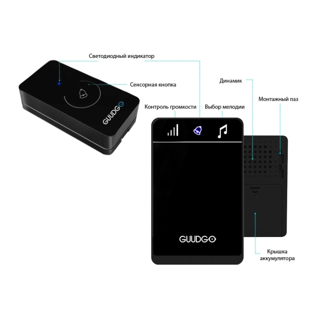 сенсорный звонок Guudgo GD-MD01