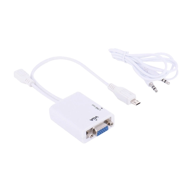 переходник micro usb vga