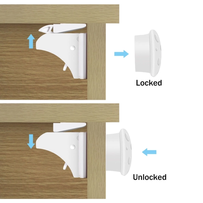 магнитный замок на мебель от детей