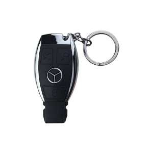 USB зажигалка Мерседес - брелок в виде ключа Mercedes с фонариком зажигалка ключ мерседес