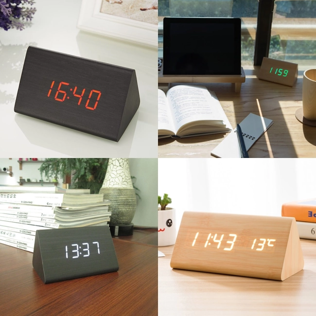 часы под дерево настольные