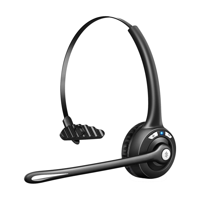 беспроводная гарнитура с микрофоном на одно ухо для телефона