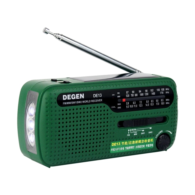 фонарик радио на солнечной батарее