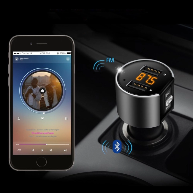 fm модулятор с bluetooth для автомобиля