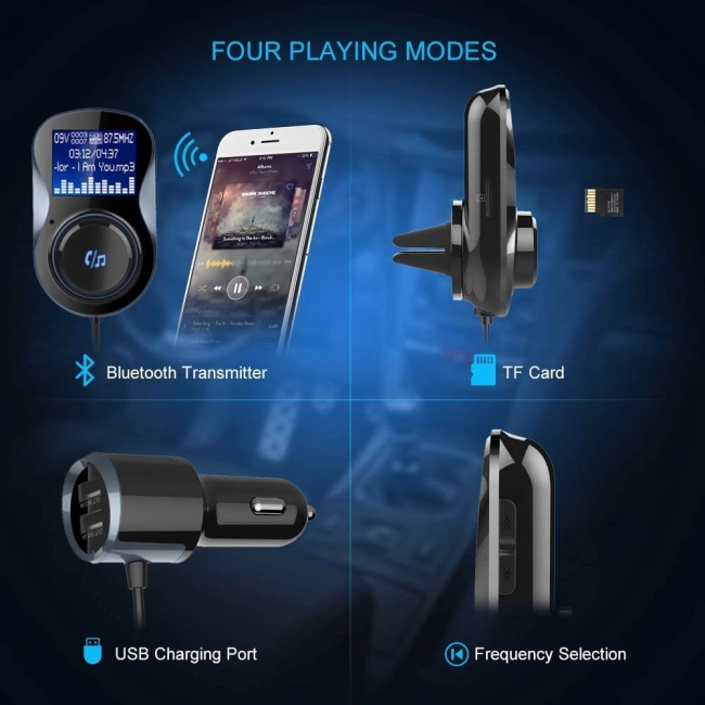 fm трансмиттер с зарядкой для смартфона