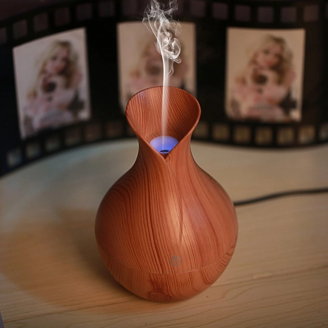 деревянный воздухоувлажнитель с подсветкой