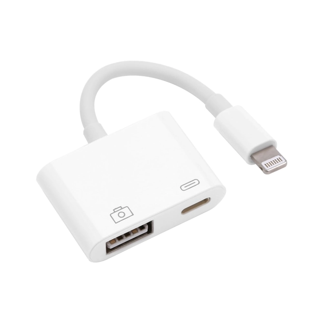 адаптер lightning usb для підключення камери