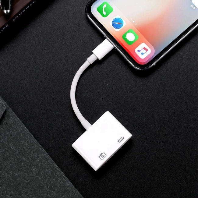 адаптер lightning usb для підключення камери