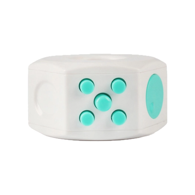 кольцо фиджет куб 6 сторон