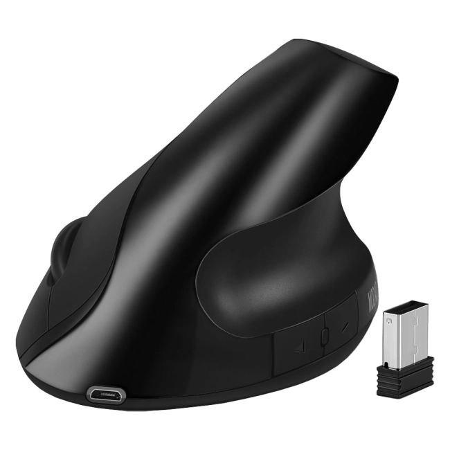 Вертикальна бездротова миша