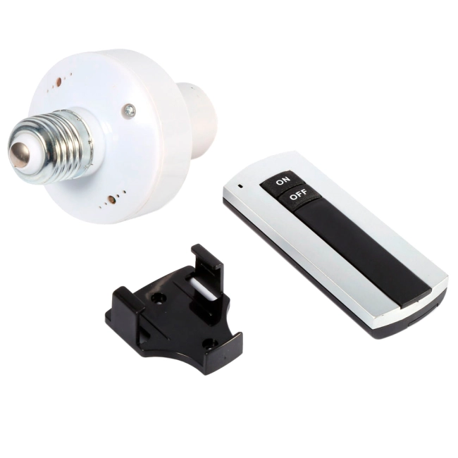 Патрон Е27 с пультом управления