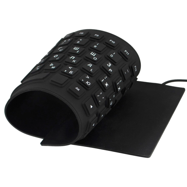 клавіатура гумова гнучка силіконова usb