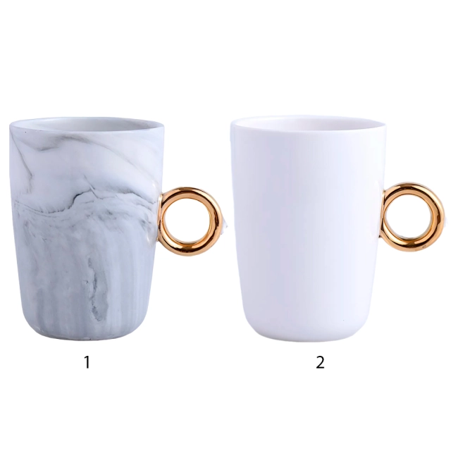 кружка с ручкой кольцом