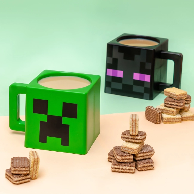 чашка minecraft