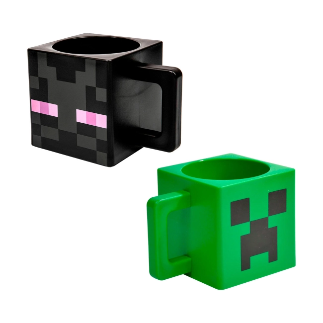 кружка голова из майнкрафт