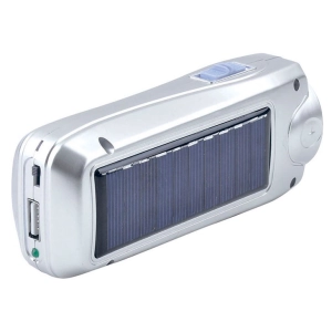 Ліхтарик світлодіодний акумуляторний з сонячною панеллю світлодіодний світильник панель