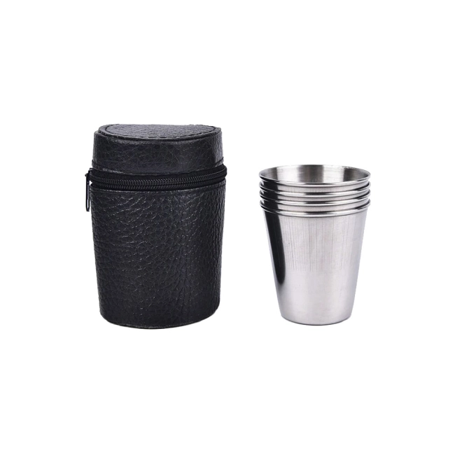 набор рюмок из металла