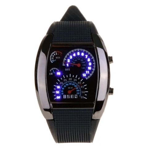 лед часы спидометр