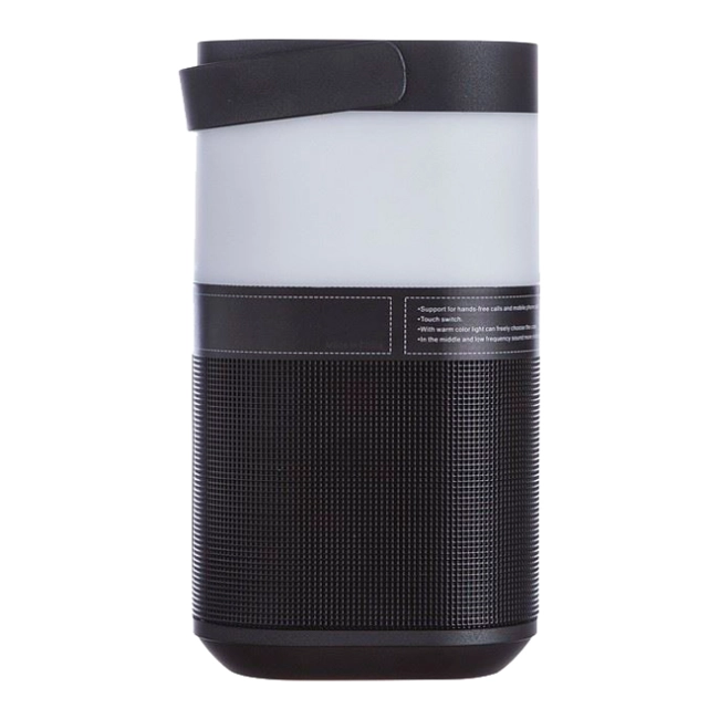 настільна лампа з колонкою