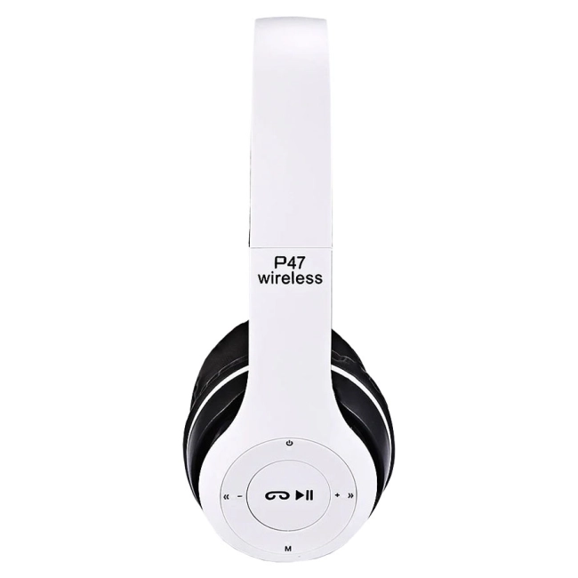 беспроводные накладные наушники с микрофоном