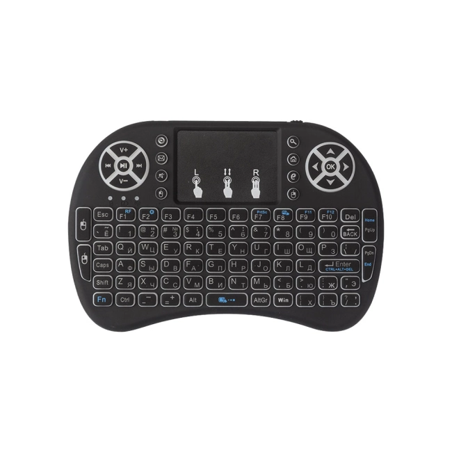 мини клавиатура с тачпадом беспроводная i8