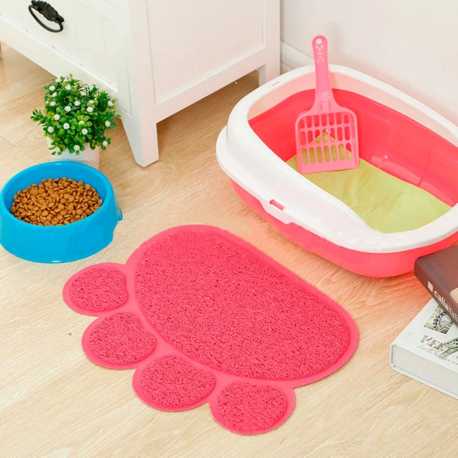 коврик для питомца лапка