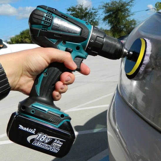 насадки для полировки авто на дрель