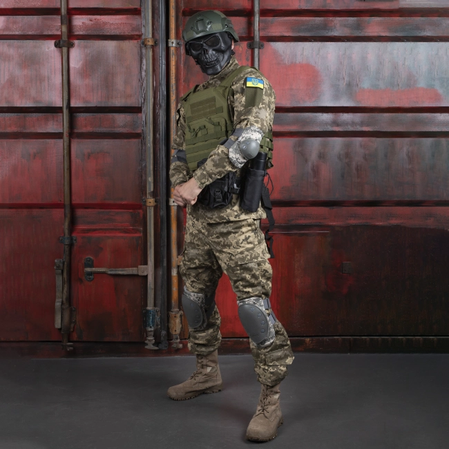 маска с черепом на лицо