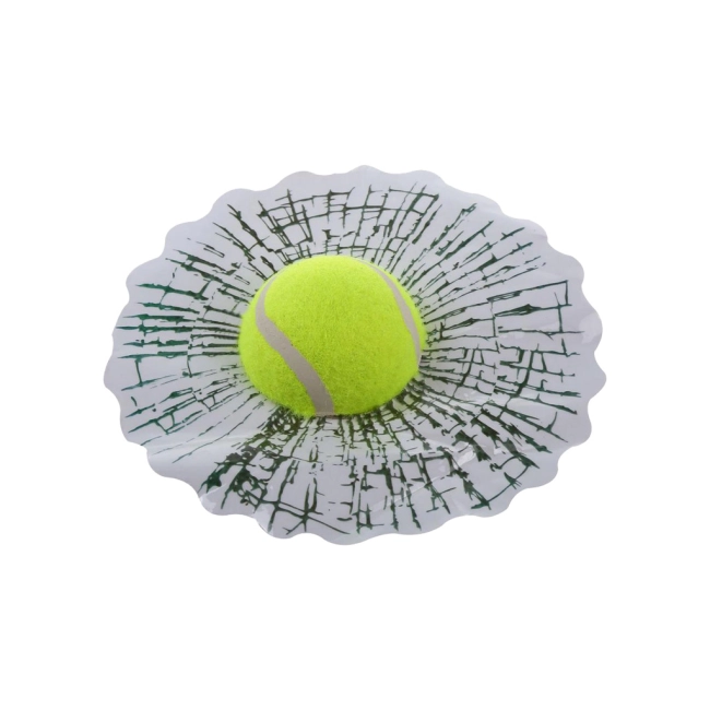 наклейка на авто теннисный мяч