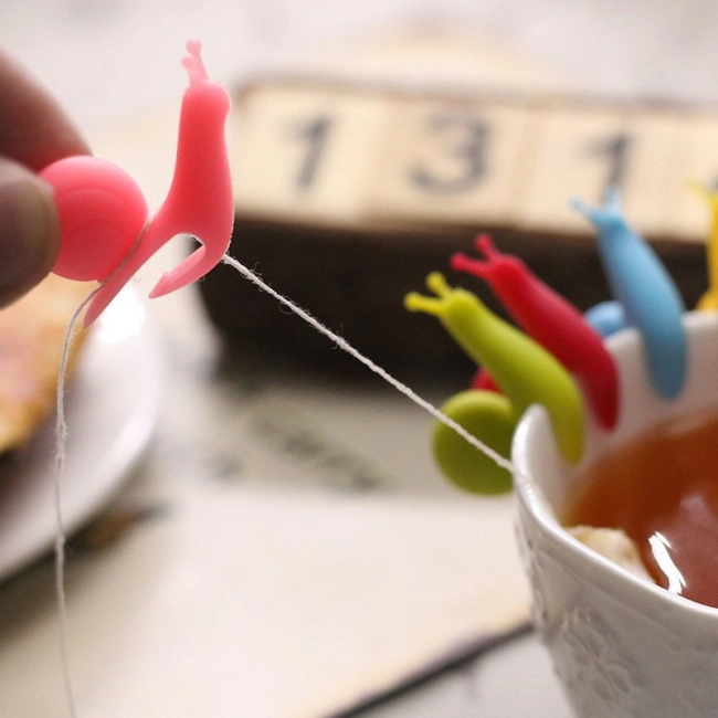 держатели чайных пакетиков улитки